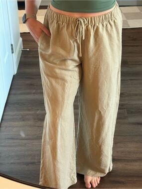 Aritzia The Lodge Pant - Cruise Linen